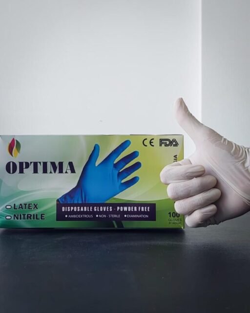 Optima Nitrile Examination Gloves – Powder Free